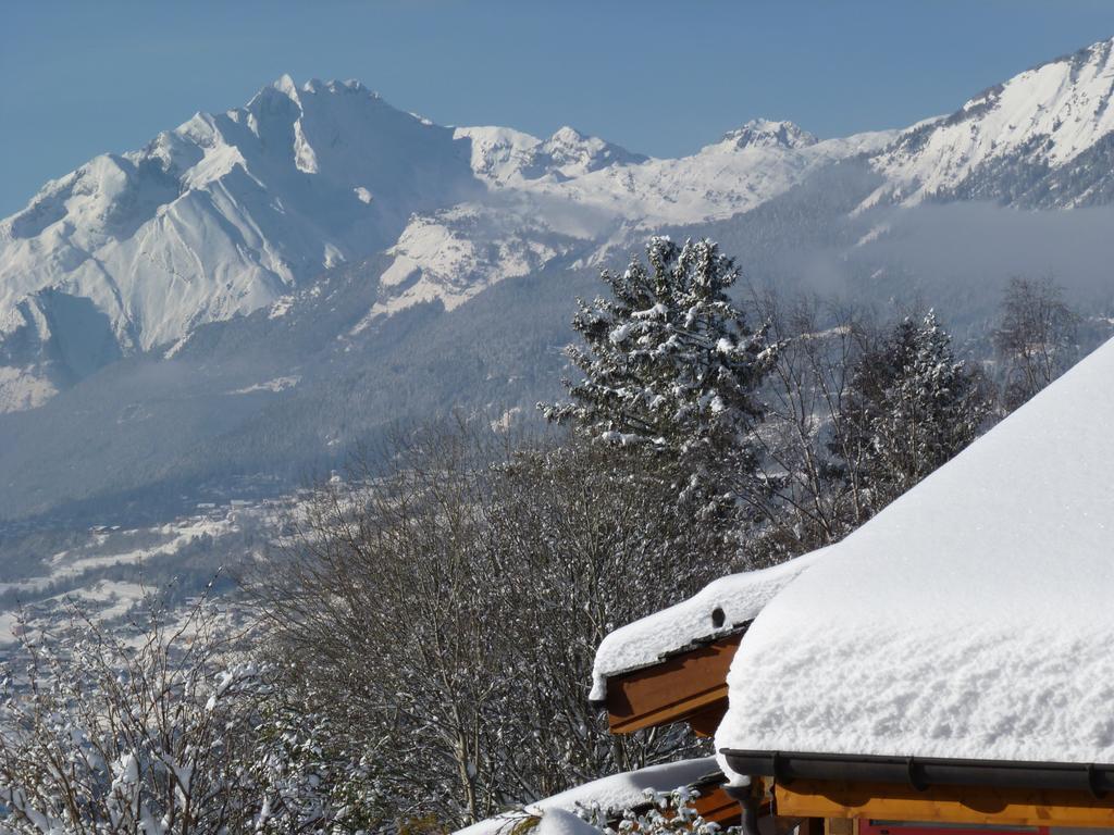 Bed and Breakfast Chalet Des Alpes Кран-Монтана Экстерьер фото